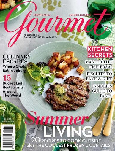Condè Nast House & Garden Gourmet November 10th, 2015 Digital Back Issue Cover