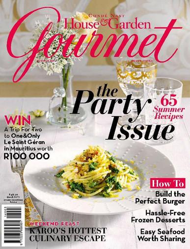 Condè Nast House & Garden Gourmet January 25th, 2015 Digital Back Issue Cover