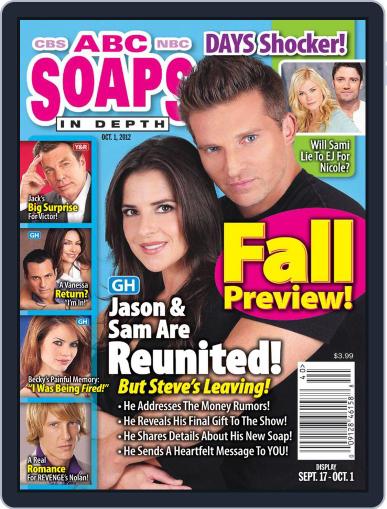 ABC Soaps In Depth September 13th, 2012 Digital Back Issue Cover