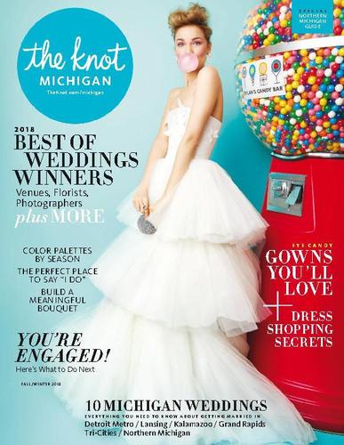 The Knot Michigan Weddings April 23rd, 2018 Digital Back Issue Cover