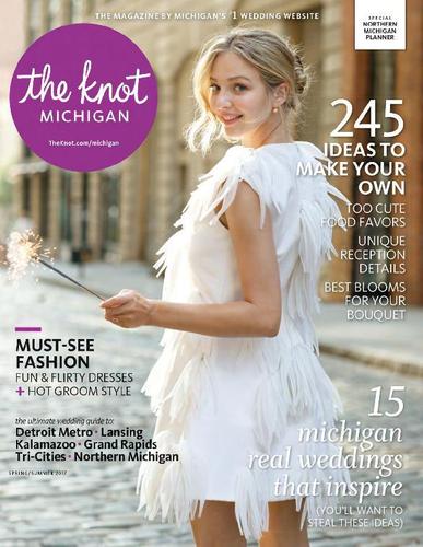The Knot Michigan Weddings January 1st, 2017 Digital Back Issue Cover
