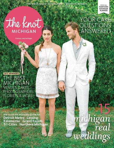 The Knot Michigan Weddings May 18th, 2015 Digital Back Issue Cover