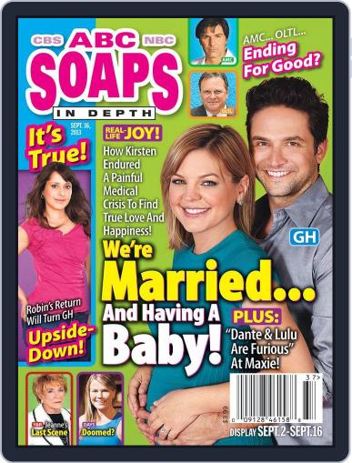 ABC Soaps In Depth August 29th, 2013 Digital Back Issue Cover