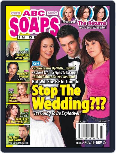 ABC Soaps In Depth November 7th, 2013 Digital Back Issue Cover