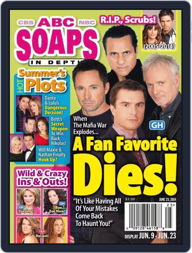 ABC Soaps In Depth June 5th, 2014 Digital Back Issue Cover