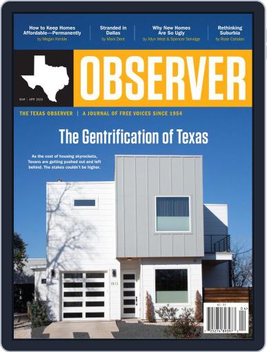 The Texas Observer March 1st, 2020 Digital Back Issue Cover