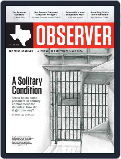 The Texas Observer January 1st, 2020 Digital Back Issue Cover