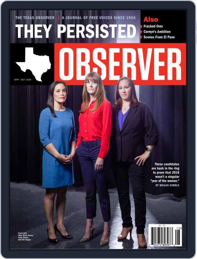 The Texas Observer September 1st, 2019 Digital Back Issue Cover