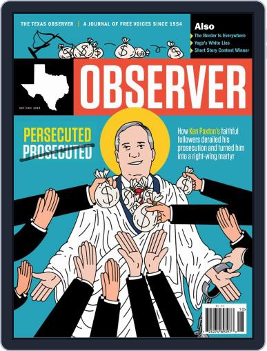 The Texas Observer October 1st, 2018 Digital Back Issue Cover