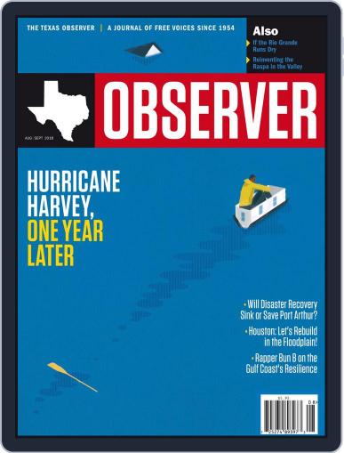 The Texas Observer August 1st, 2018 Digital Back Issue Cover