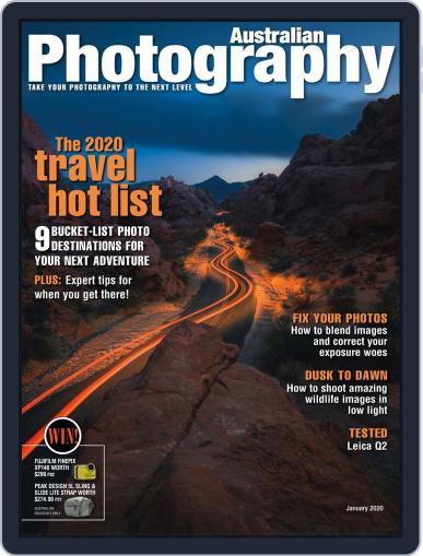 Australian Photography January 1st, 2020 Digital Back Issue Cover