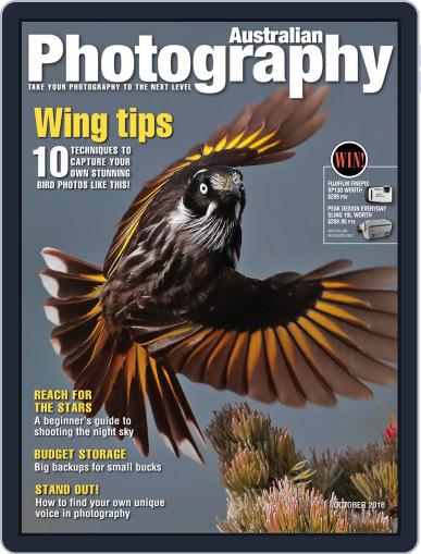 Australian Photography October 1st, 2018 Digital Back Issue Cover