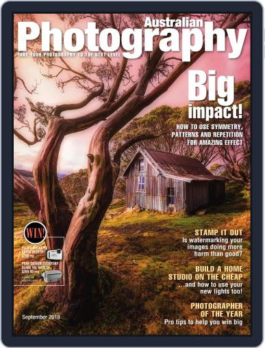 Australian Photography September 1st, 2018 Digital Back Issue Cover