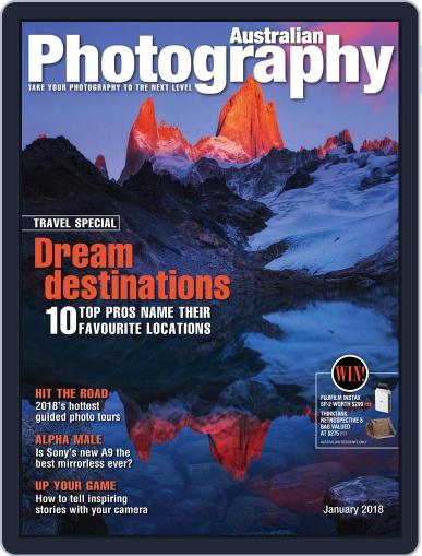 Australian Photography January 1st, 2018 Digital Back Issue Cover