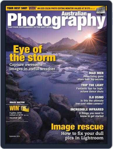 Australian Photography September 1st, 2016 Digital Back Issue Cover