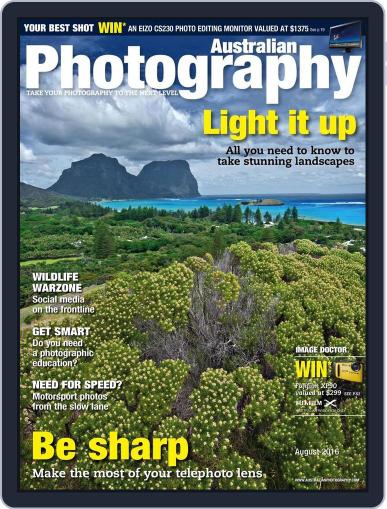 Australian Photography July 11th, 2016 Digital Back Issue Cover
