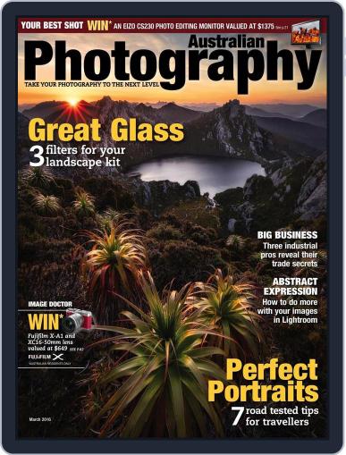 Australian Photography February 15th, 2016 Digital Back Issue Cover