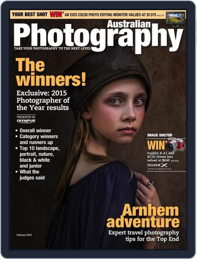 Australian Photography January 31st, 2016 Digital Back Issue Cover