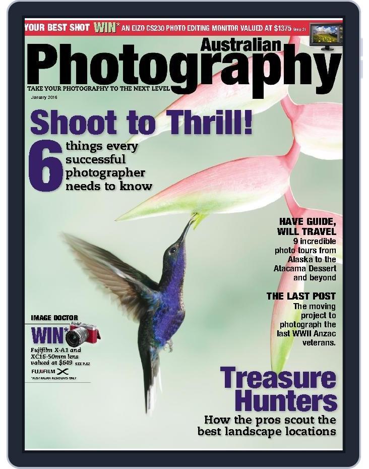 Australian Photography (Digital) Subscription                    January 1st, 2016 Issue