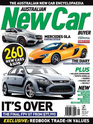 Australian New Car Buyer June 4th, 2014 Digital Back Issue Cover