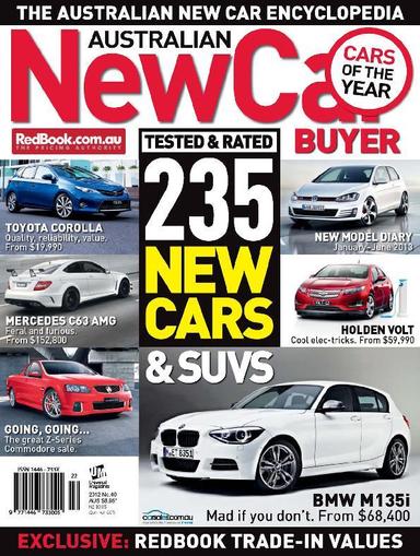 Australian New Car Buyer December 4th, 2012 Digital Back Issue Cover