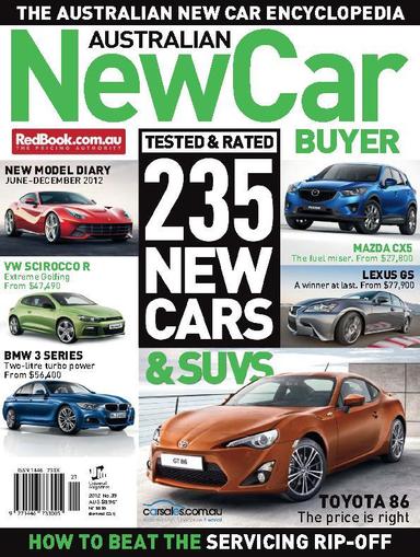 Australian New Car Buyer June 12th, 2012 Digital Back Issue Cover