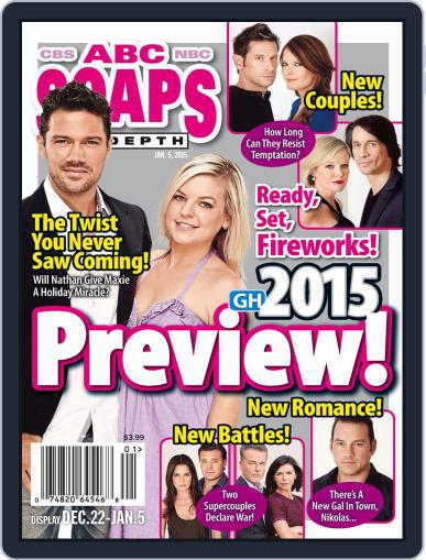 ABC Soaps In Depth January 5th, 2015 Digital Back Issue Cover