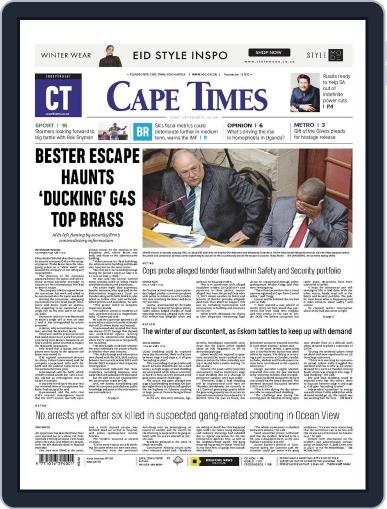 Cape Times April 13th, 2023 Digital Back Issue Cover