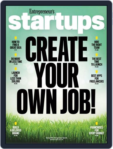 Entrepreneur's Startups March 5th, 2019 Digital Back Issue Cover