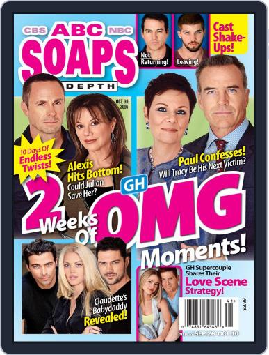 ABC Soaps In Depth October 10th, 2016 Digital Back Issue Cover