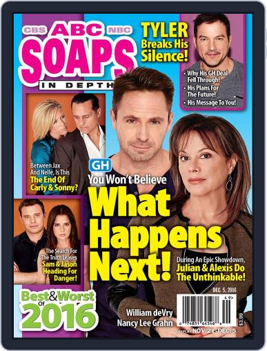 ABC Soaps In Depth December 5th, 2016 Digital Back Issue Cover