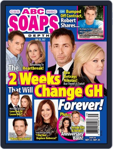 ABC Soaps In Depth September 25th, 2017 Digital Back Issue Cover