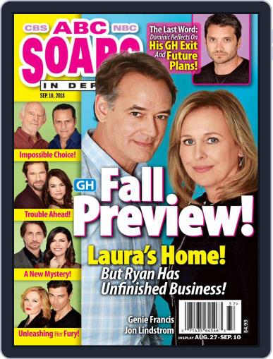 ABC Soaps In Depth September 10th, 2018 Digital Back Issue Cover