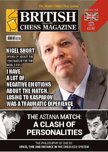 British Chess April 1st, 2023 Digital Back Issue Cover