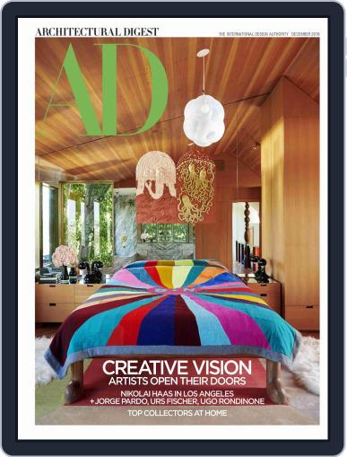 Architectural Digest December 1st, 2018 Digital Back Issue Cover
