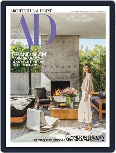 Architectural Digest July 1st, 2019 Digital Back Issue Cover