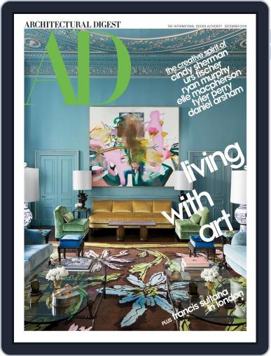 Architectural Digest December 1st, 2019 Digital Back Issue Cover