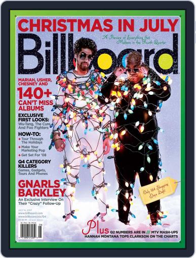 Billboard July 14th, 2007 Digital Back Issue Cover