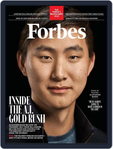 Forbes April 1st, 2023 Digital Back Issue Cover