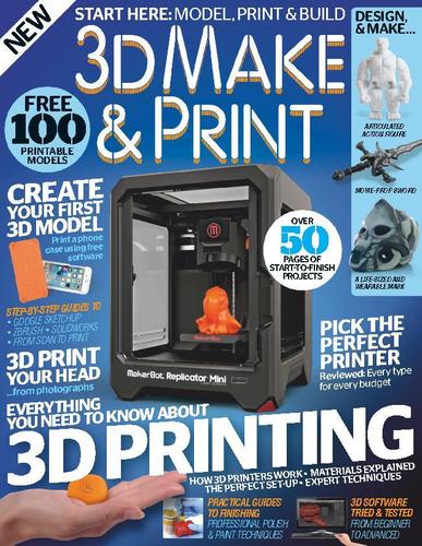 3D Make And Print December 24th, 2015 Digital Back Issue Cover
