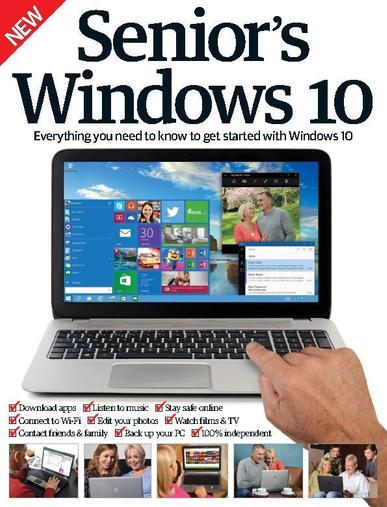 Senior's Edition Windows 10 April 1st, 2016 Digital Back Issue Cover