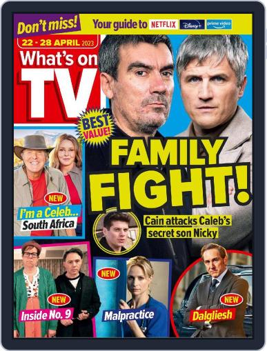 What's on TV April 22nd, 2023 Digital Back Issue Cover