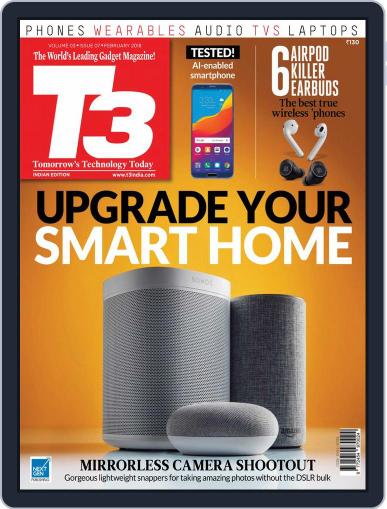 T3 India February 1st, 2018 Digital Back Issue Cover