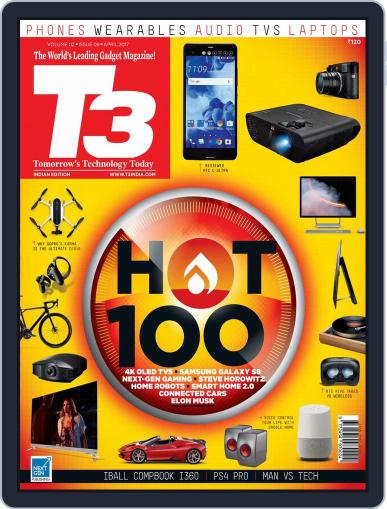 T3 India April 4th, 2017 Digital Back Issue Cover