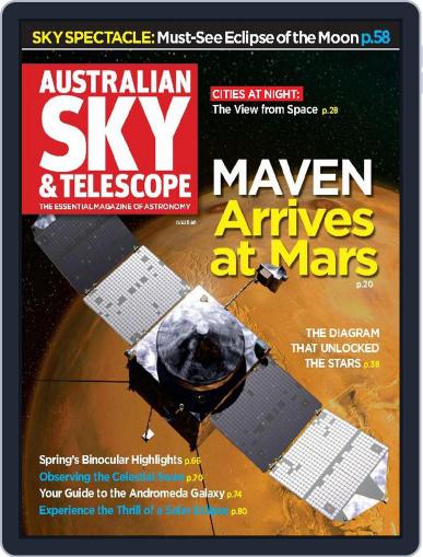 Australian Sky & Telescope September 4th, 2014 Digital Back Issue Cover