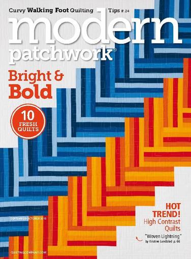 Modern Patchwork August 23rd, 2018 Digital Back Issue Cover