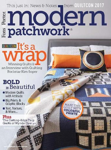 Modern Patchwork May 1st, 2017 Digital Back Issue Cover