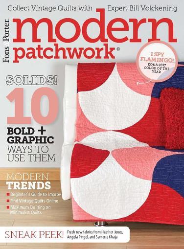 Modern Patchwork March 1st, 2017 Digital Back Issue Cover