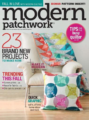 Modern Patchwork November 19th, 2015 Digital Back Issue Cover