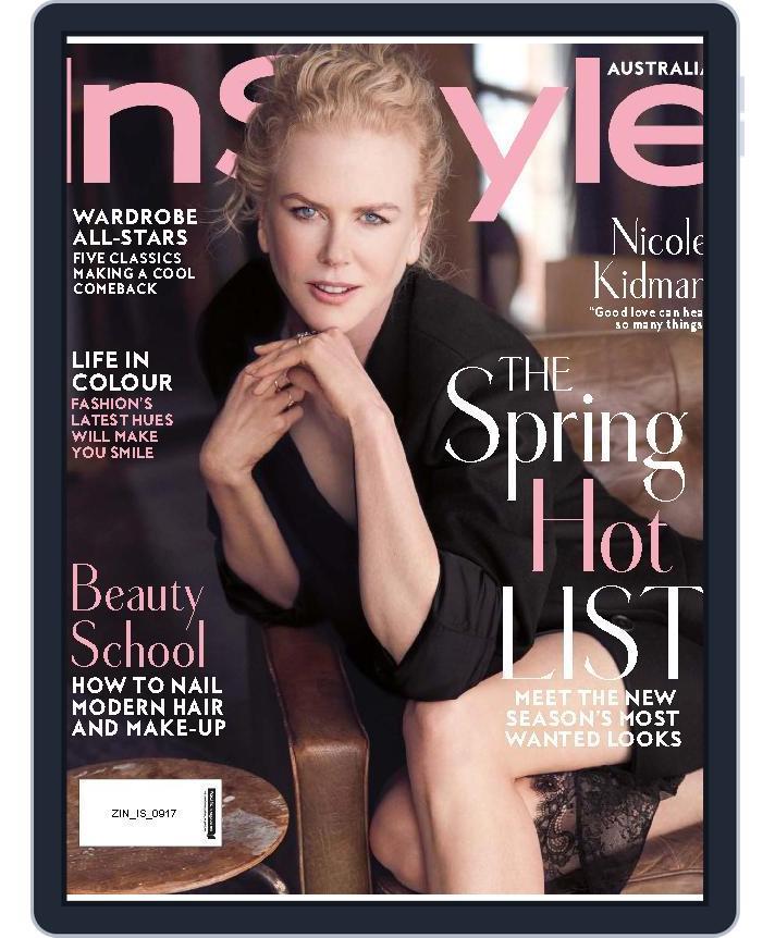 InStyle Australia (Digital) Subscription                    September 1st, 2017 Issue